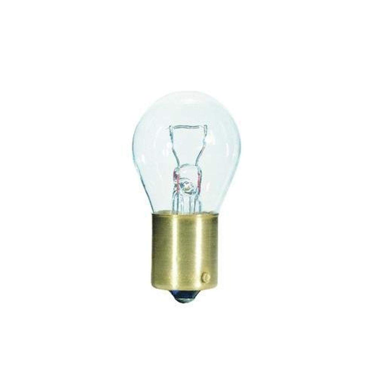 21W S8 Incandescent Low Voltage Clear S.C. Bayonet Base, 12 Volt, Card, 2-Pack