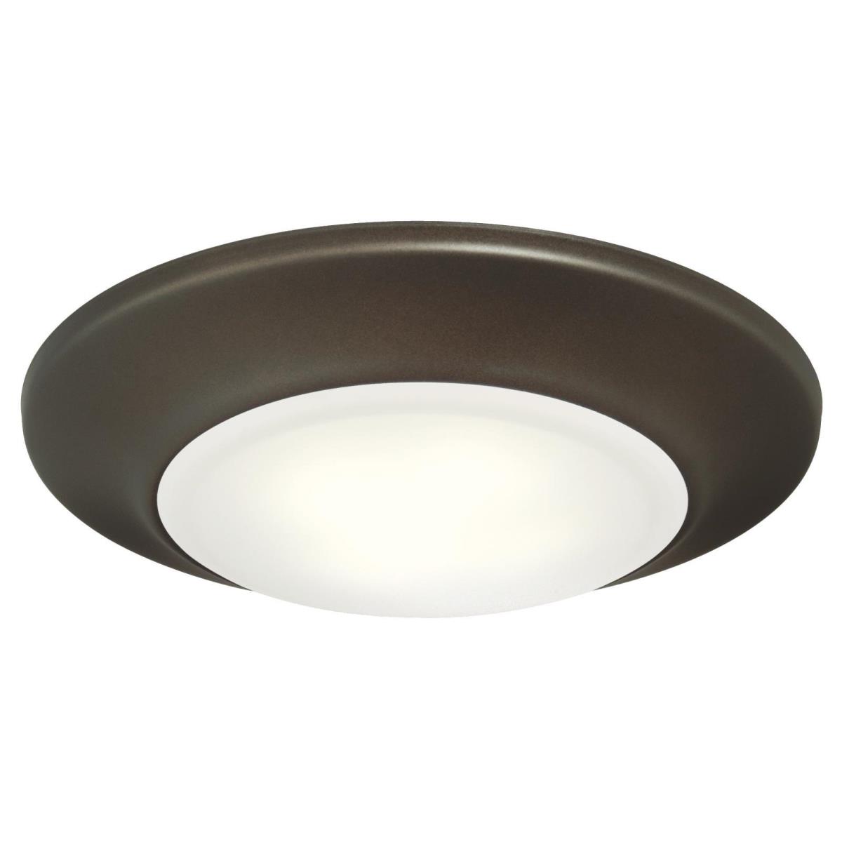 Small LED Surface Mount Oil Rubbed Bronze Finish with Frosted Lens