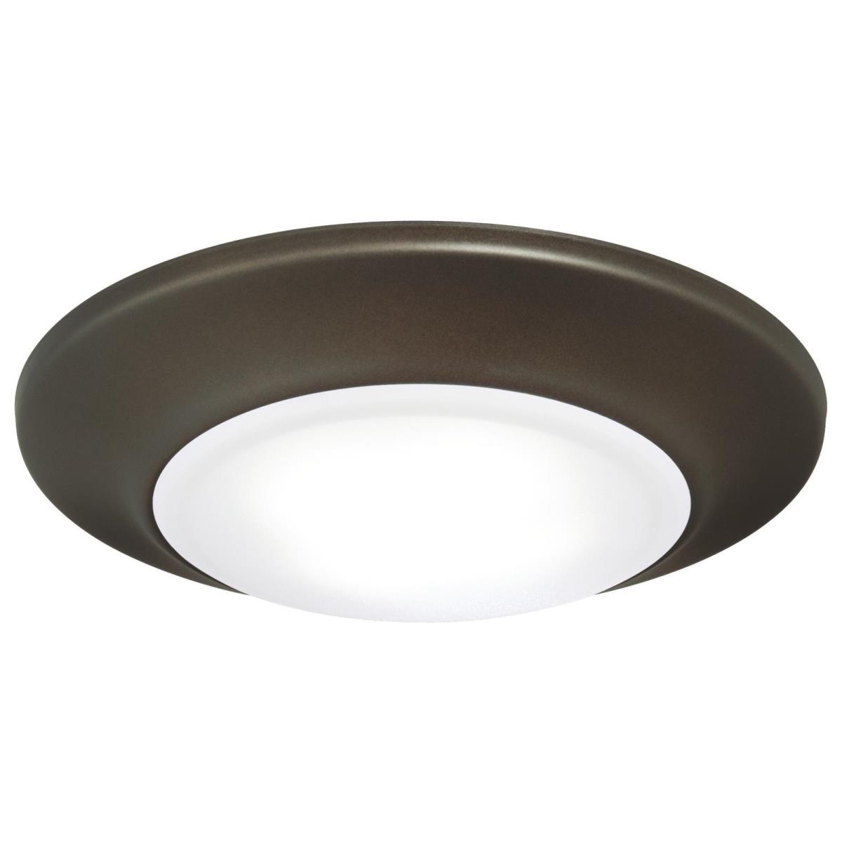 Small LED Surface Mount Oil Rubbed Bronze Finish with Frosted Lens