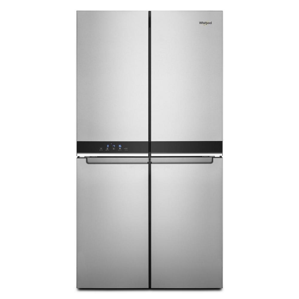36In Wide Counter Depth 4Dr Refrigerator, 19.4 Cu Ft, Stainless