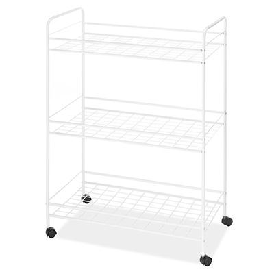 Large Household Cart 3 Tier White