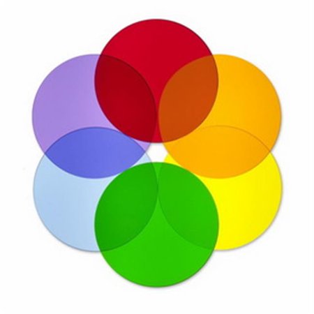 Color Wheel Circles - Set Of Six