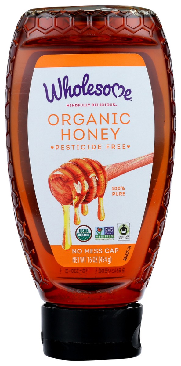 Wholesome Sweetners Amber Honeysqueeze Bottle ( 6x16 Oz)
