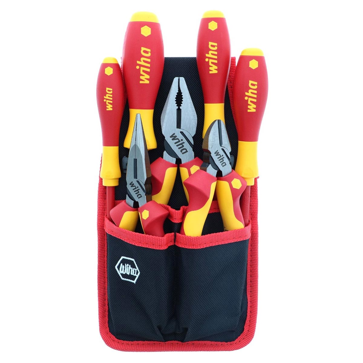 7 PIECE INSULATED INDUSTRIAL PLIERS AND SCREWDRIVER SET