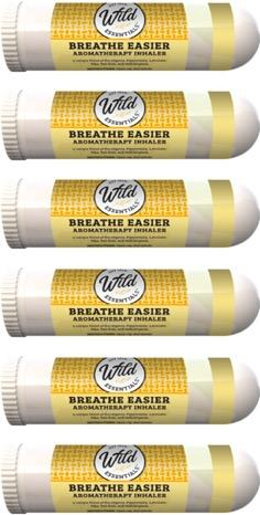 Aromatherapy Inhaler - Breathe Easier Inhaler 6 Pack