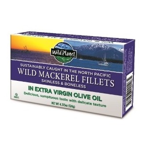 Wild Planet Mackerel Fillets In Extra Virgin Olive Oil (12x4.37 OZ)