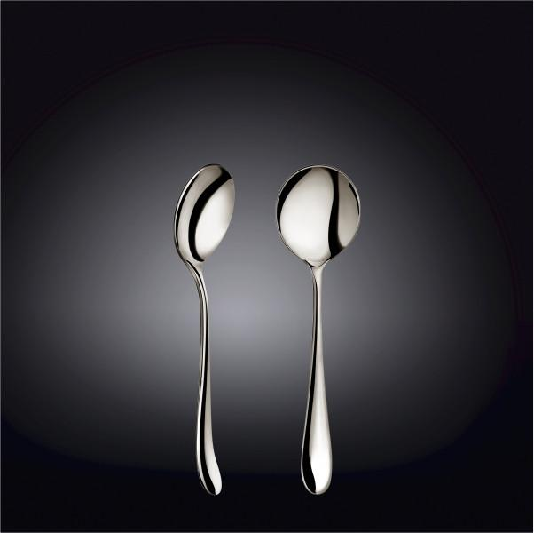 ( Set of 24 ) SOUP SPOON 7" | 18 CM WHITE BOX PACKING