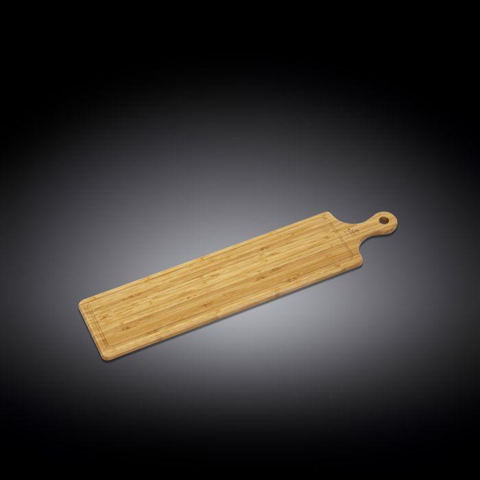 ( Set of 3 ) LONG SERVING BOARD WITH HANDLE 26" X 5.9" | 66 X 15 CM