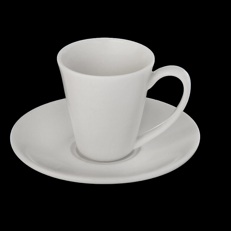( Set of 6 ) 4 FL OZ | 110 ML COFFEE CUP & SAUCER