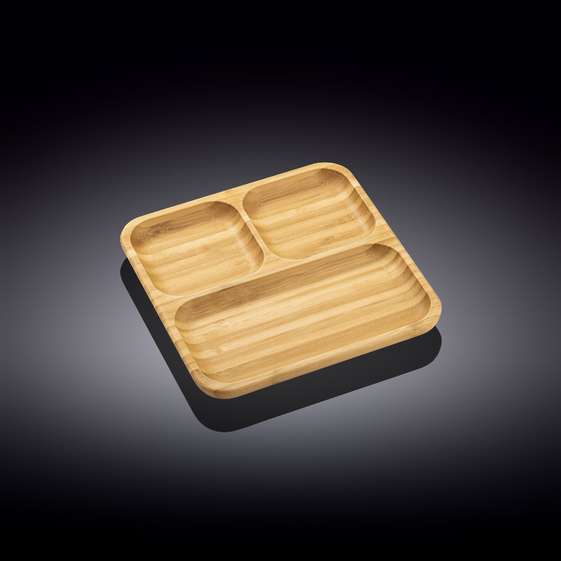 ( Set of 8 ) SQUARE DIVIDED DISH 8.5" X 8.5" | 22 X 22 CM
