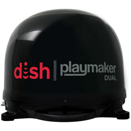 DISH PLAYMAKER DUAL WITH WALLY RECEIVER BUNDLE BLACK