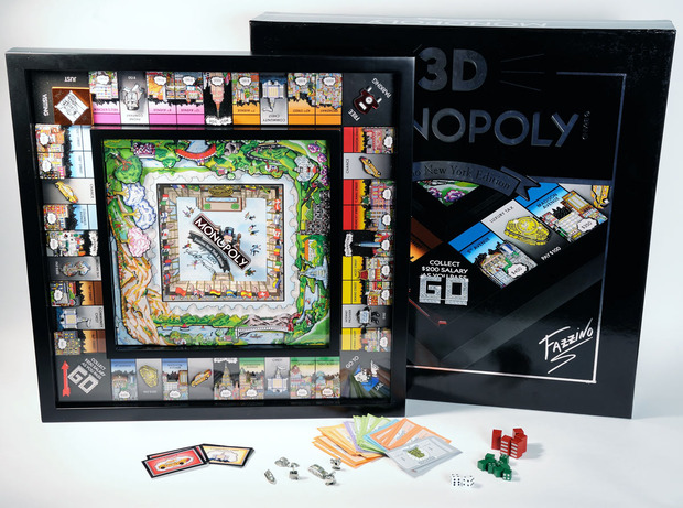 3D Monopoly New York Edition by Charles Fazzino