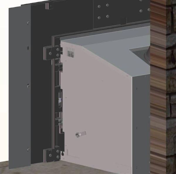 Black Flashing (for openings less than 49" W x 32.5" H) for Oakdale Series - BP3