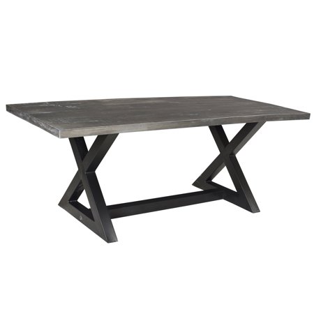 Zax Dining Table Distressed Grey