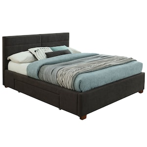 Emilio 78'' Bed Charcoal