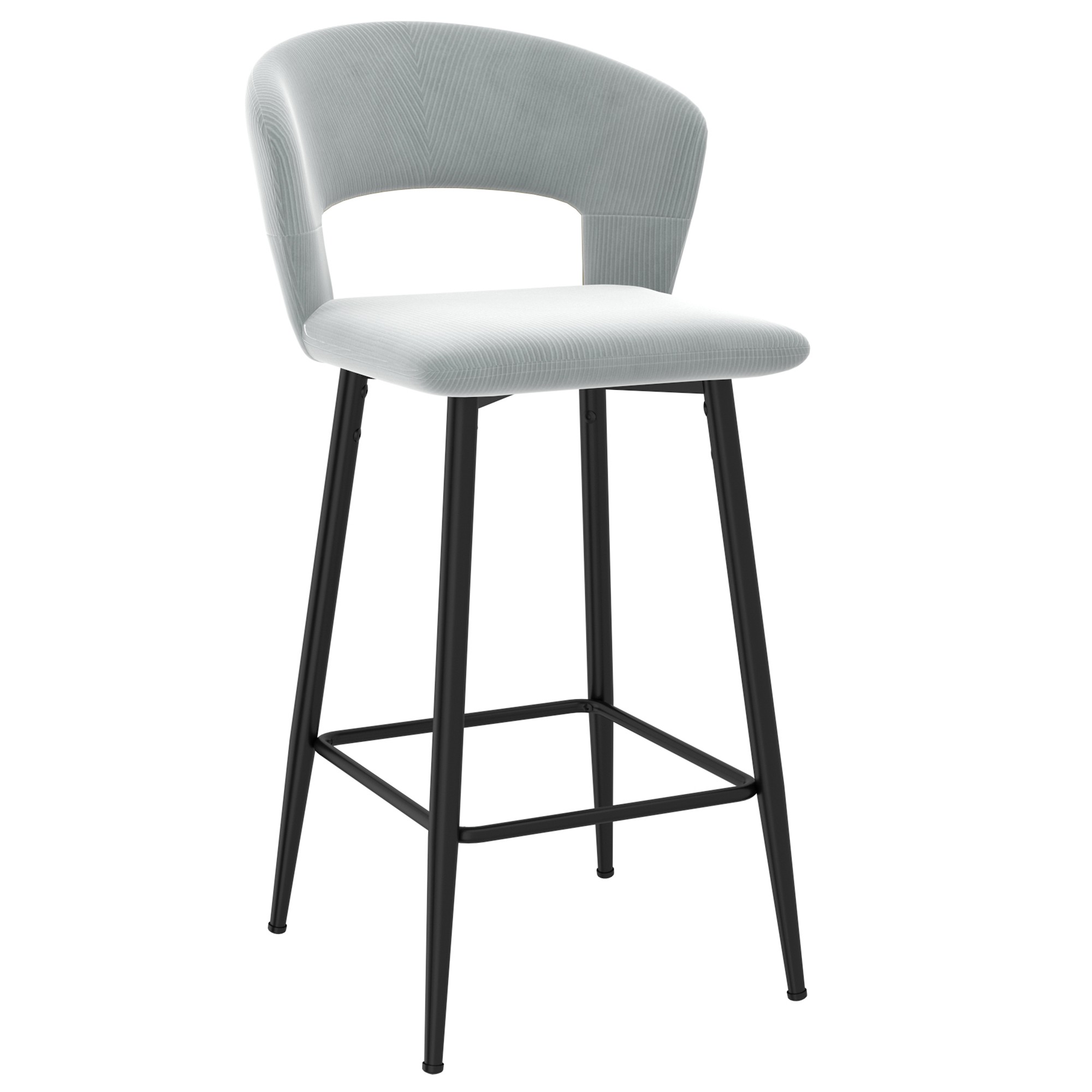 Camille 26'' Counter Stool Light Grey