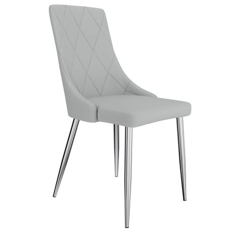 Devo Side Chair Light Grey