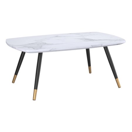 Emery Rect. Coffee Table White