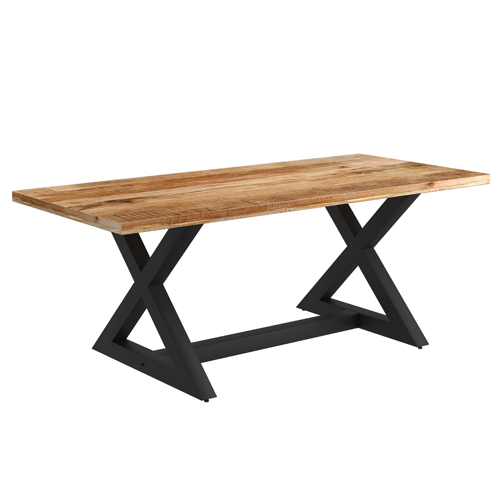 Zax Dining Table Natural/Black