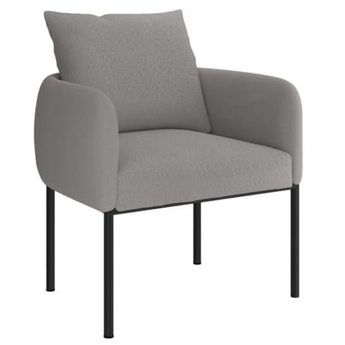 Zana-Accent Chair-Grey/Bk Leg