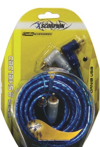 RCA Cable 6' Xscorpion Blue Triple Shielded W/Remote Wire