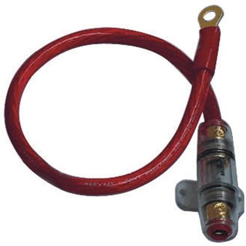 Power Kit 4Ga. Red 60A Agu W/18" Wire;Ring Terminal