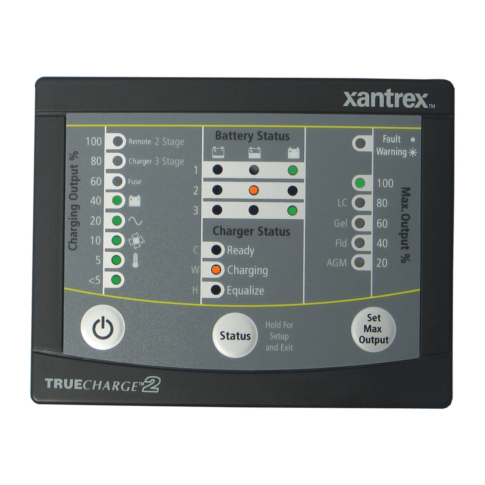 Xantrex TRUECHARGE2 Remote Panel f/20 & 40 & 60 AMP (Only for 2nd generation of TC2 chargers)