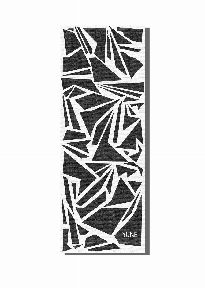 The Yune Yoga Mat - 24"x72"x1/4"The Shadow