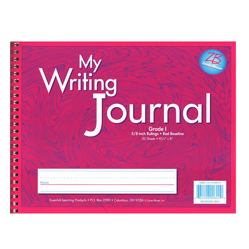 My Writing Journal, 5/8" Ruling, Grade 1, 50 Sheets
