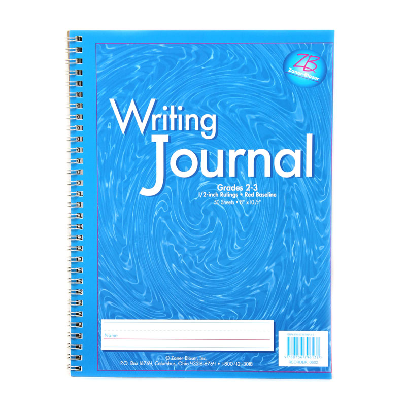 Writing Journal, 1/2" ruling, Grades 2-3, 50 Sheets