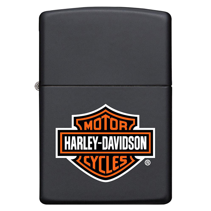 Zippo Windproof Lighter Harley-Davidson- Design Black