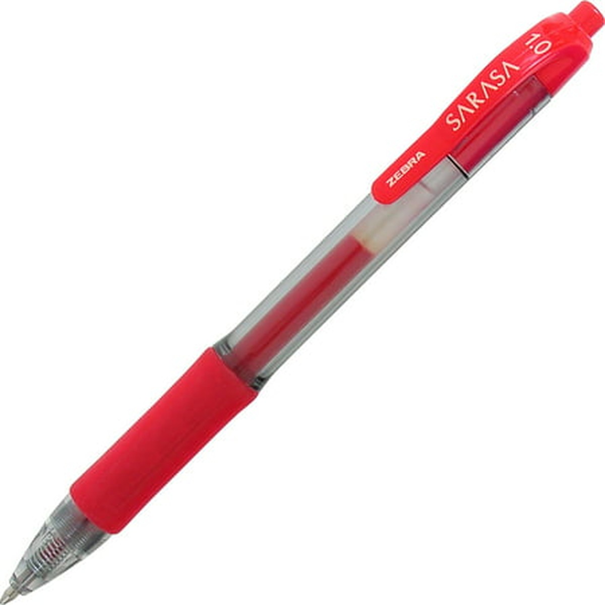 Zebra SARASA dry X20 Retractable Gel Pen - Bold Pen Point - 1 mm Pen Point Size - Refillable - Retractable - Red Pigment-based I