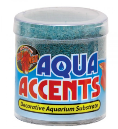 Zoo Med Aqua Accents Decorative Substrate - Terminator Teal Sand - 0.5 lb