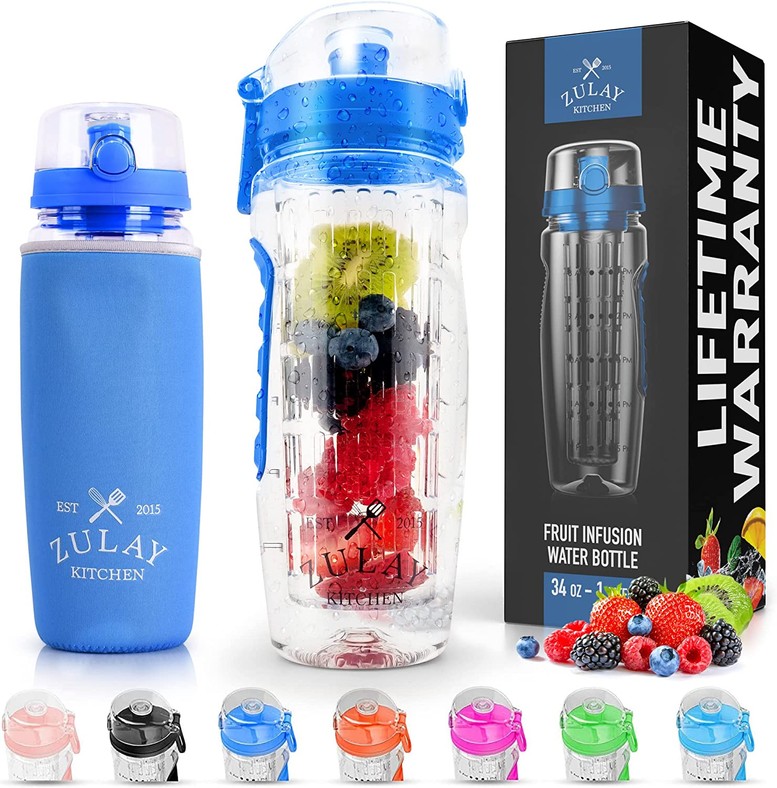 Portable Water Bottle with Fruit Infuser BL