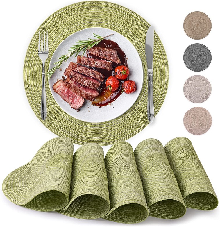 Round Placemats Braided GN