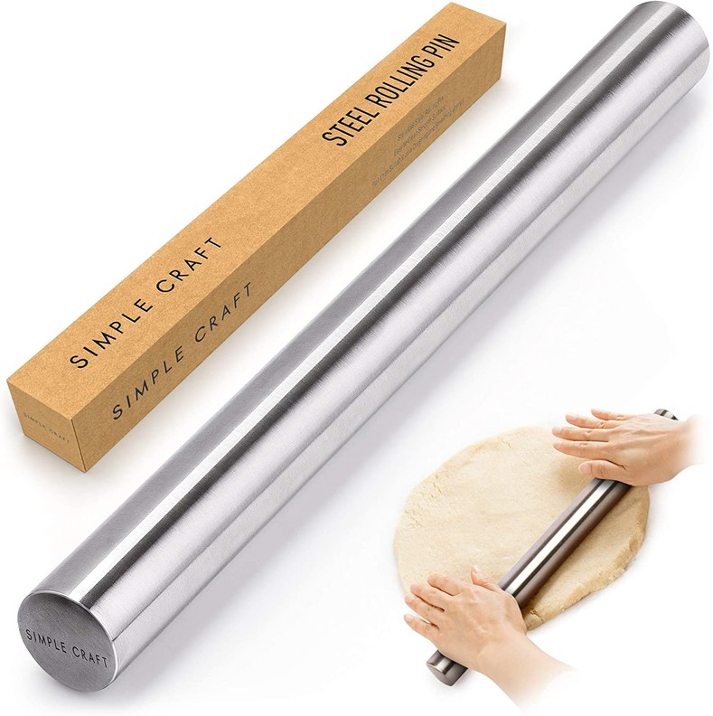 Simple Craft Premium Rolling Pin For Making Cookies, Pastries, Pizza, Pies, and Pastas