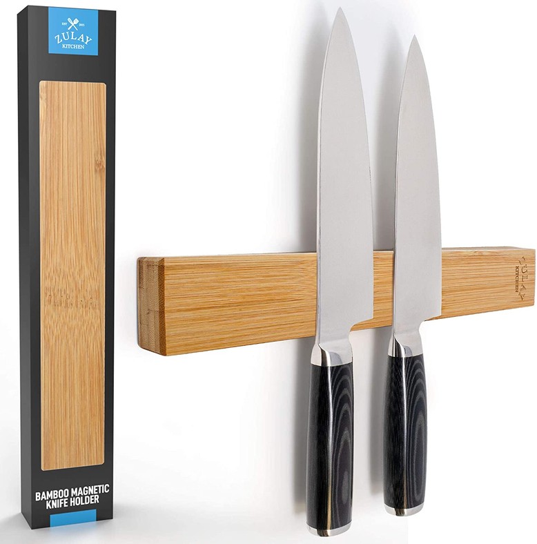 Wooden Magnetic Knife Strip