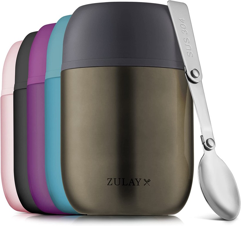Zulay Vacuum Insulated Food Jar for Hot Foods