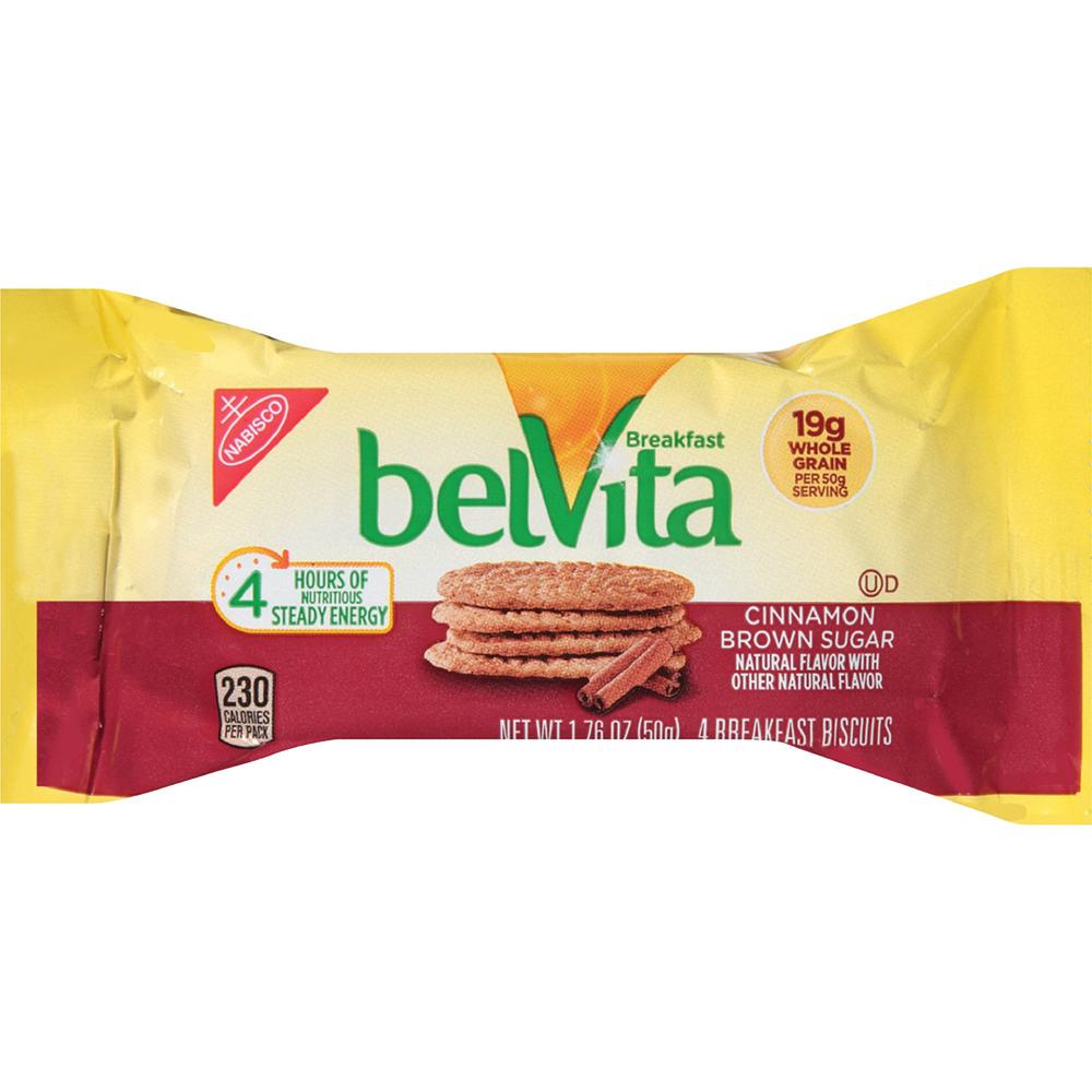 belVita Breakfast Biscuits - Individually Wrapped, Hydrogenated Oil-free, No Artificial Flavor, Sweetener-free - Brown Sugar - 1