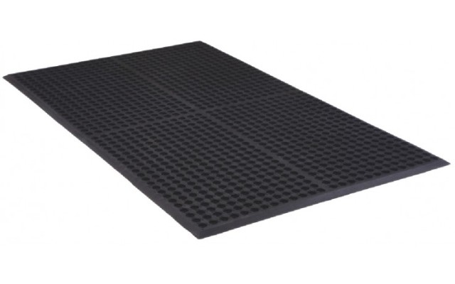 3' x 5' Workstep Mat 1/2" Grease-Proof Red