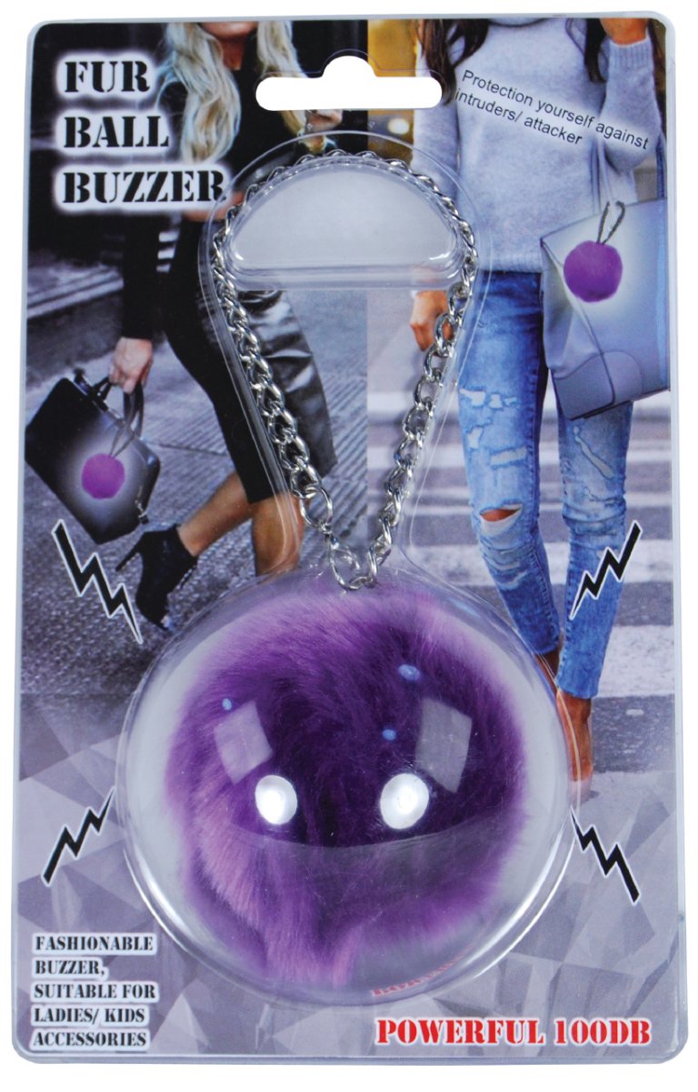 Fur Ball Buzzer Purple
