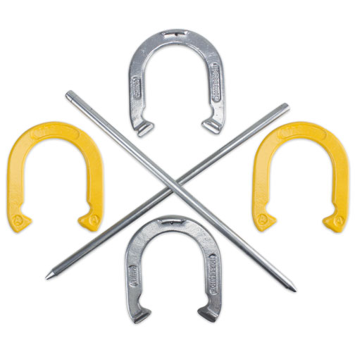 Professional Steel Horseshoe Set with Carrying Case