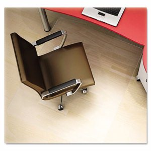 Deflecto Polycarbonate Chair Mat for Hard Floors - Hard Floor - 48" Length x 36" Width - Rectangle - Polycarbonate - Clear
