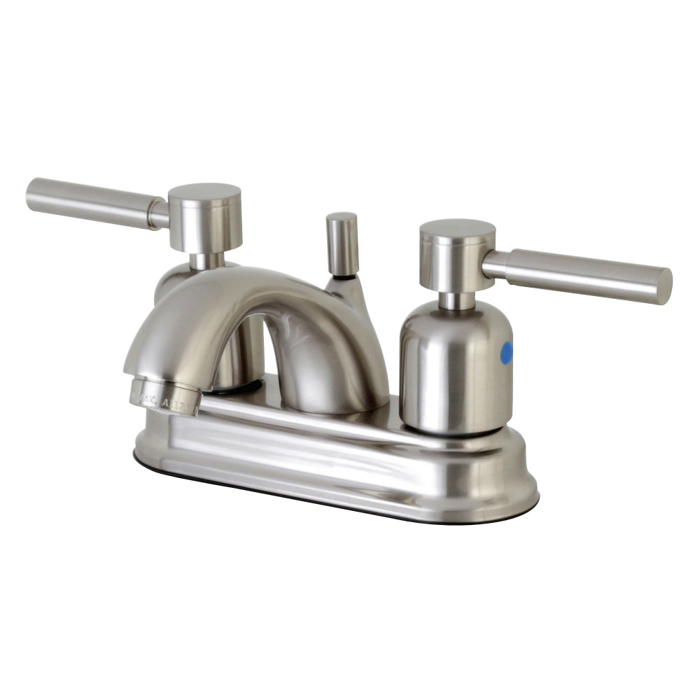 Kingston Brass FB2608DL 4 in. Centerset Bathroom Faucet, Brushed Nickel