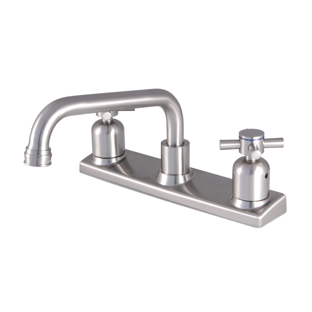 Kingston Brass FB2138DX Concord 8-Inch Centerset Kitchen Faucet, Brushed Nickel