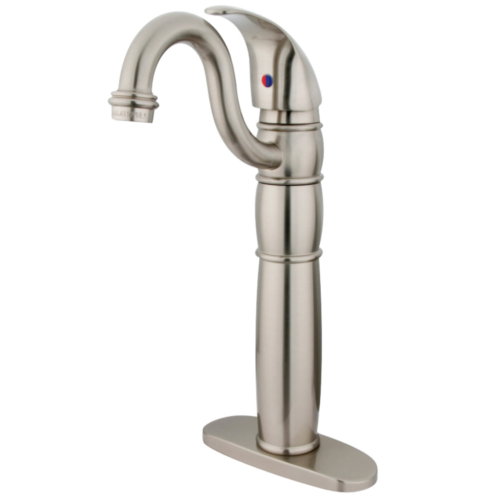 Kingston Brass KB1428LL Vessel Sink Faucet, Brushed Nickel