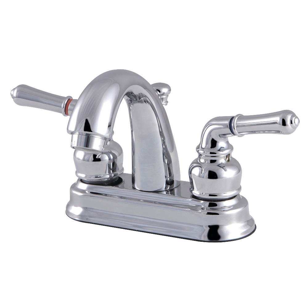 Kingston Brass FB5611NML 4 in. Centerset Bathroom Faucet, Polished Chrome