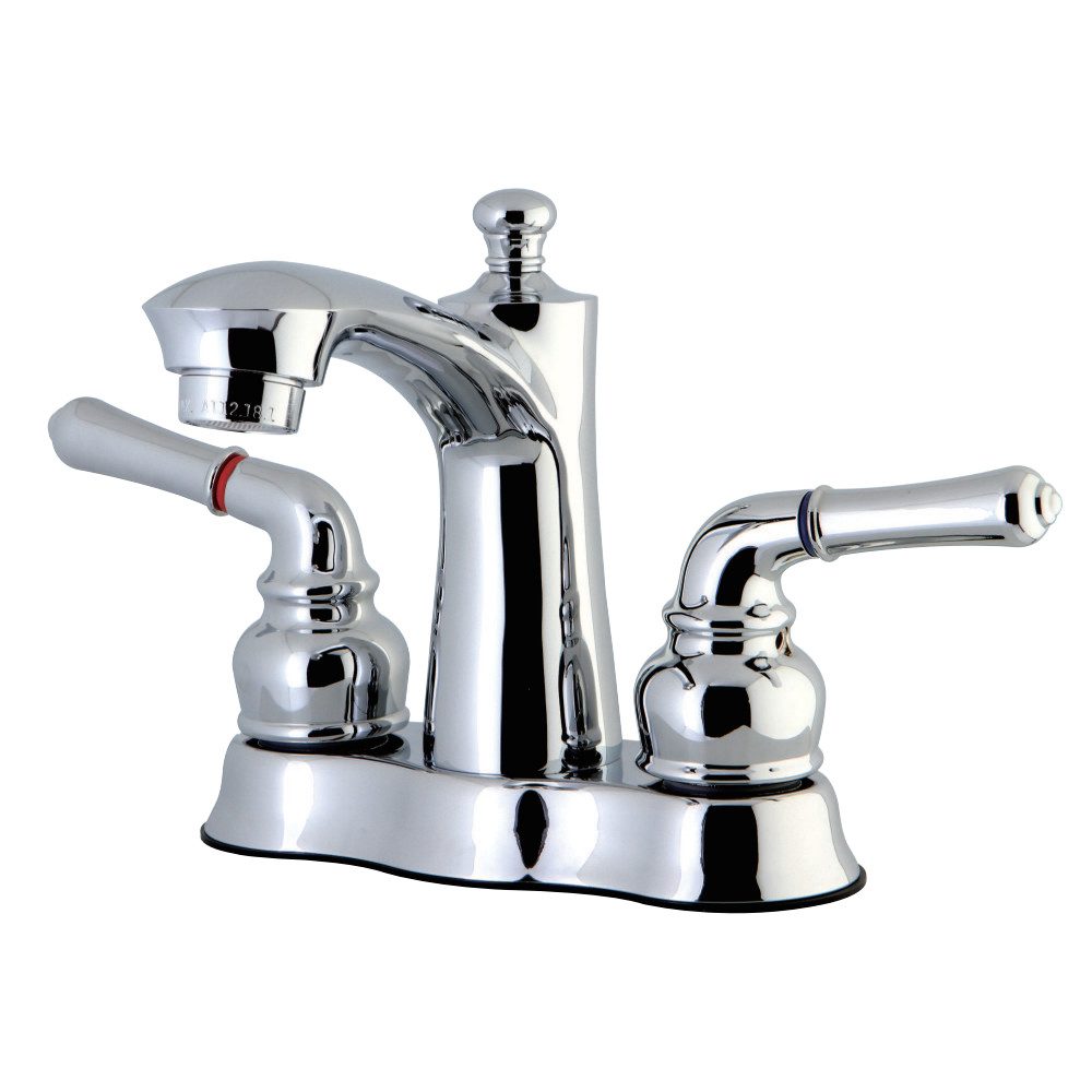 Kingston Brass FB7611NML 4 in. Centerset Bathroom Faucet, Polished Chrome