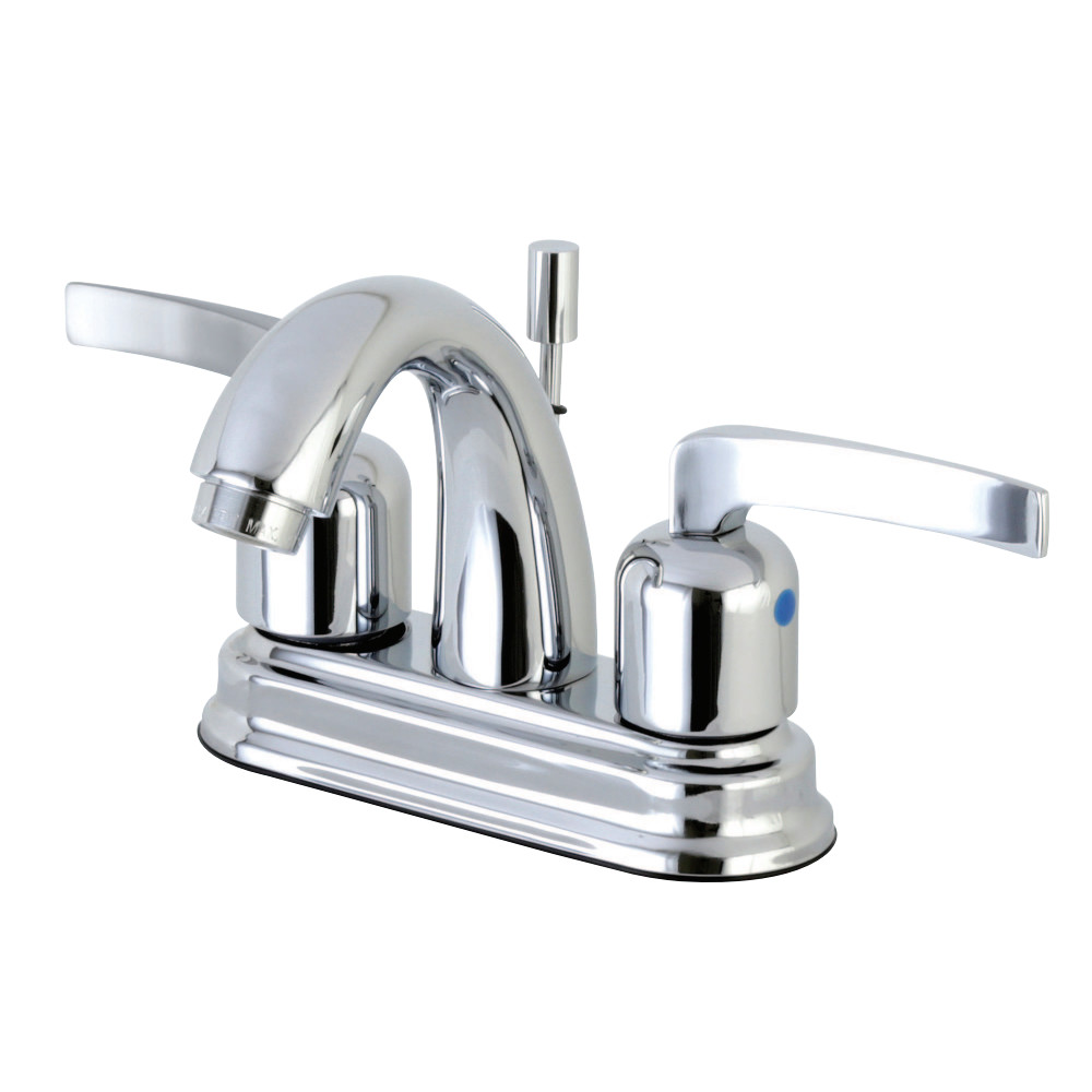 Kingston Brass FB5611EFL 4 in. Centerset Bathroom Faucet, Polished Chrome