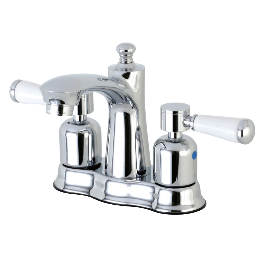 Kingston Brass FB7611DPL 4 in. Centerset Bathroom Faucet, Polished Chrome